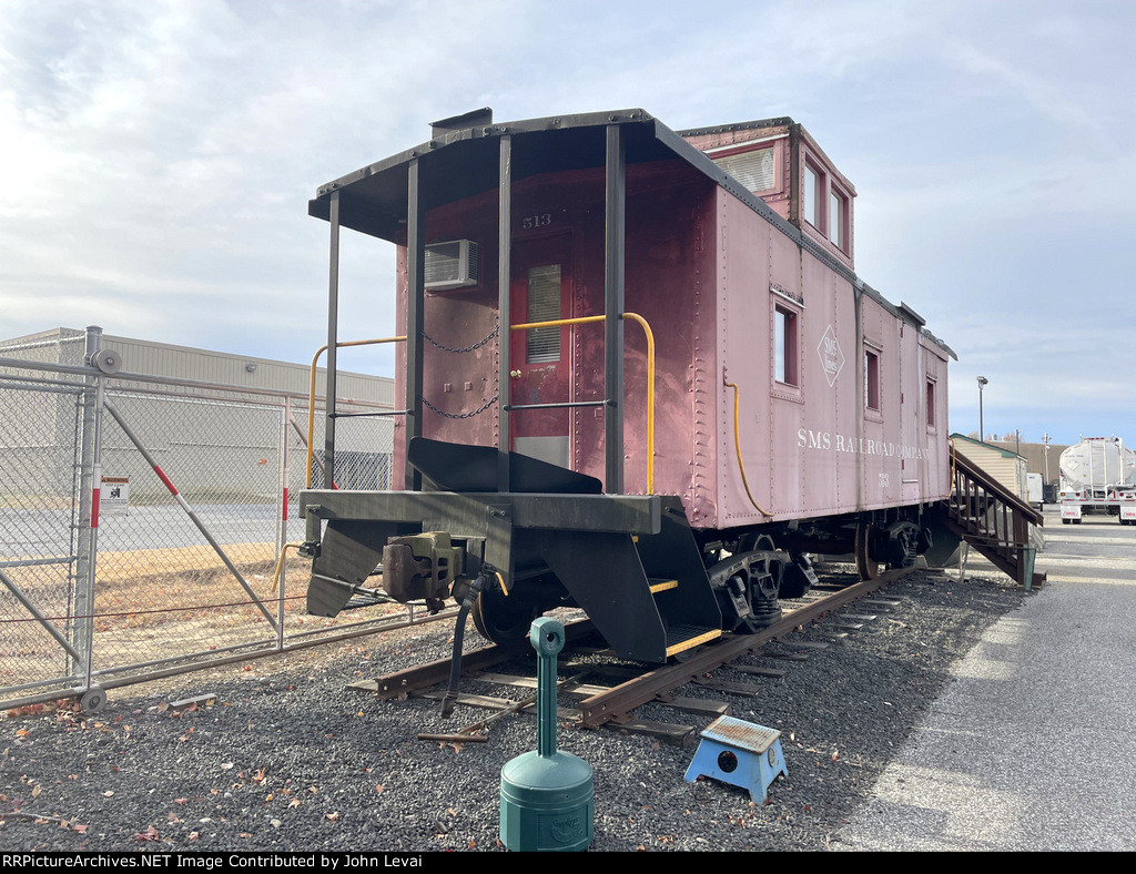 SMS Railroad Company Caboose # 513  at the SMS Pureland Shops